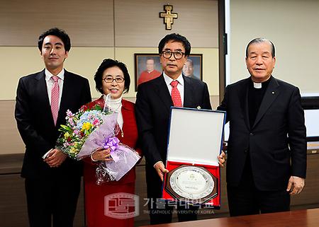 박장수-김혜경 부부 발전기금 전달식